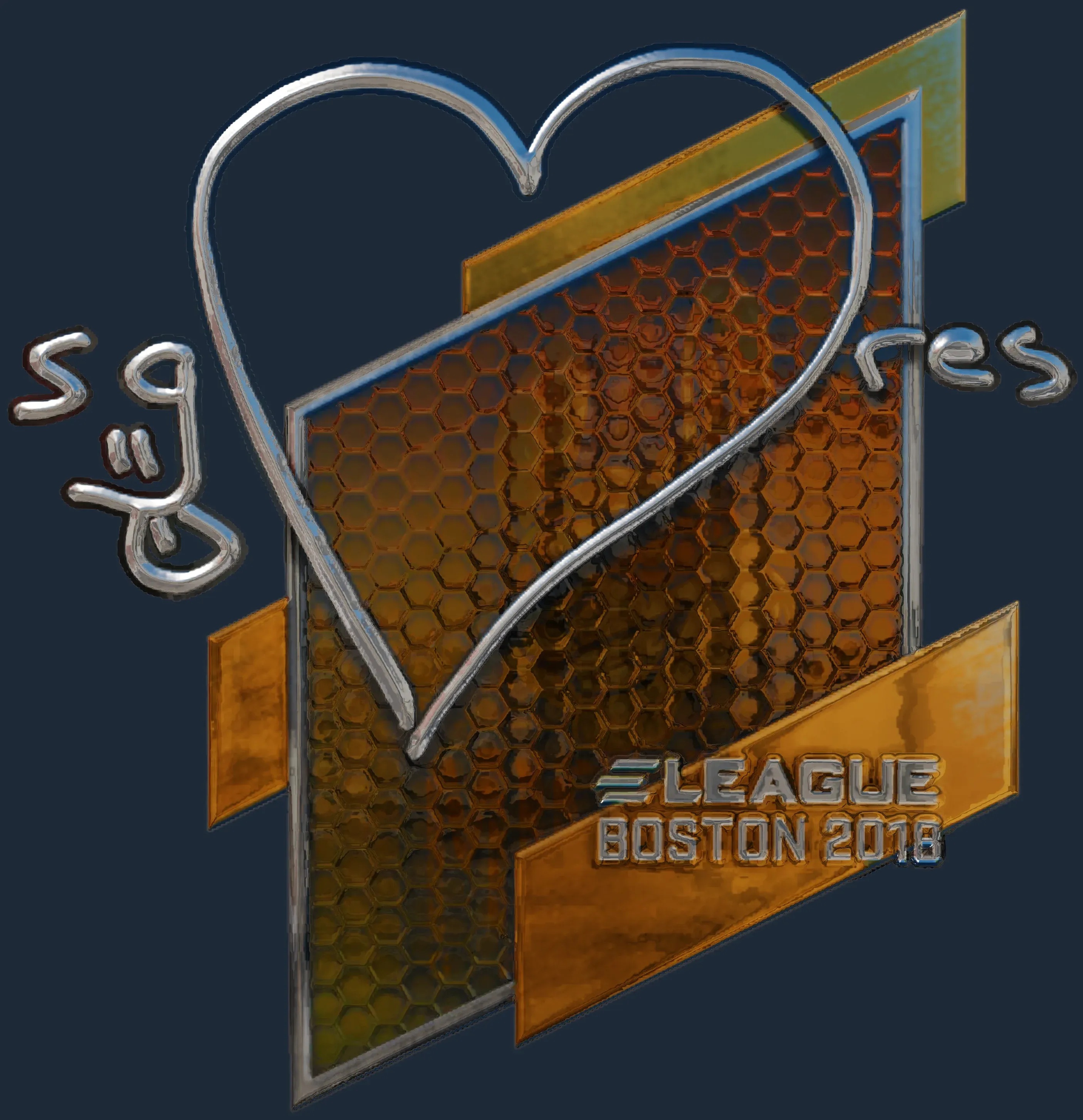 Sticker | seang@res (Foil) | Boston 2018